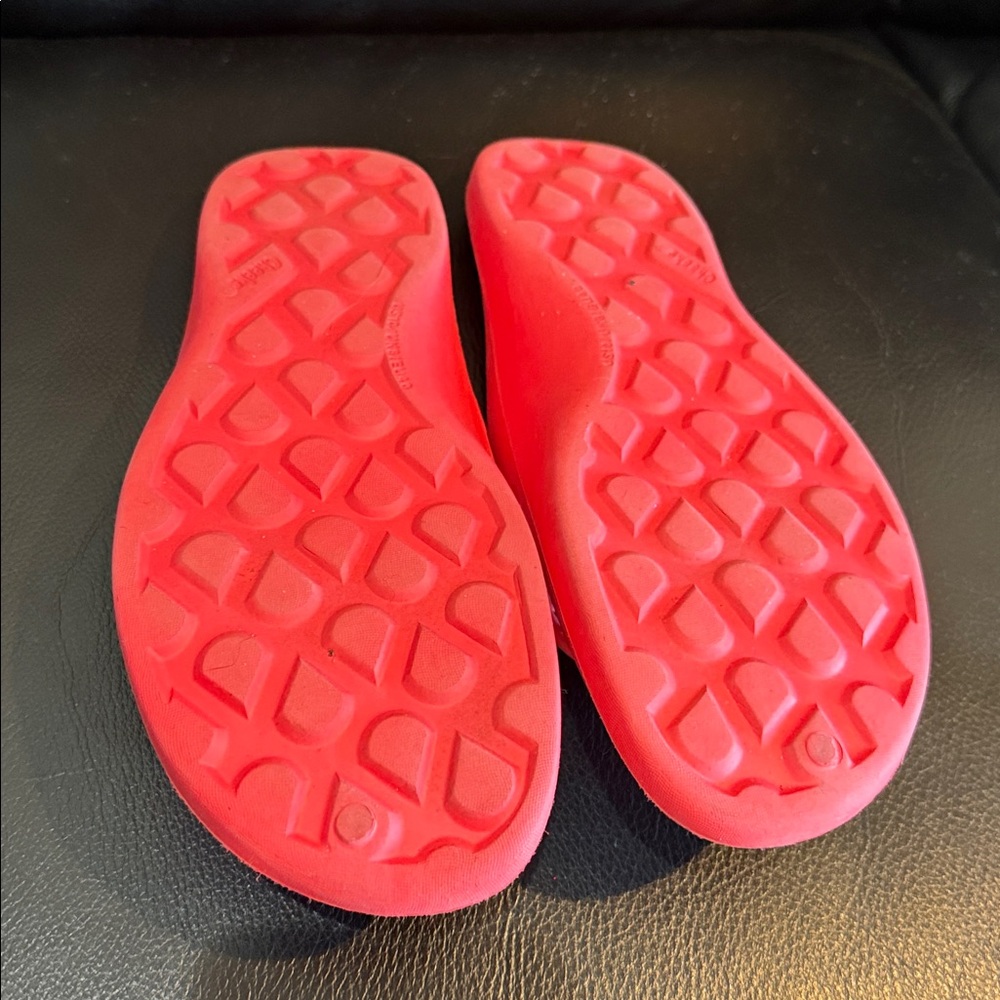 Tony Littles Cheeks Red Sandals with Rhinestones - Picture 2 of 2